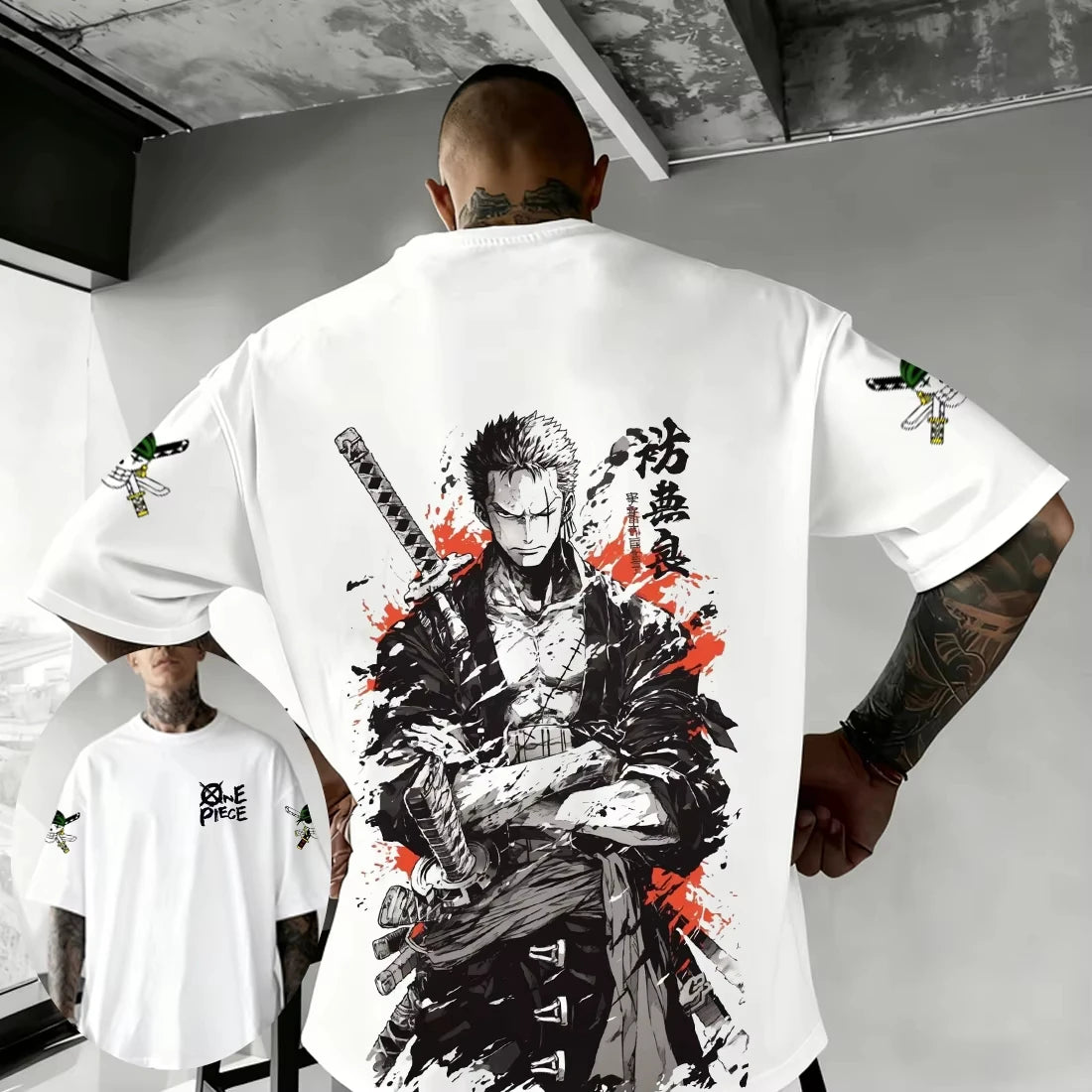 T-shirt  OnePiece Zoro and Luffy