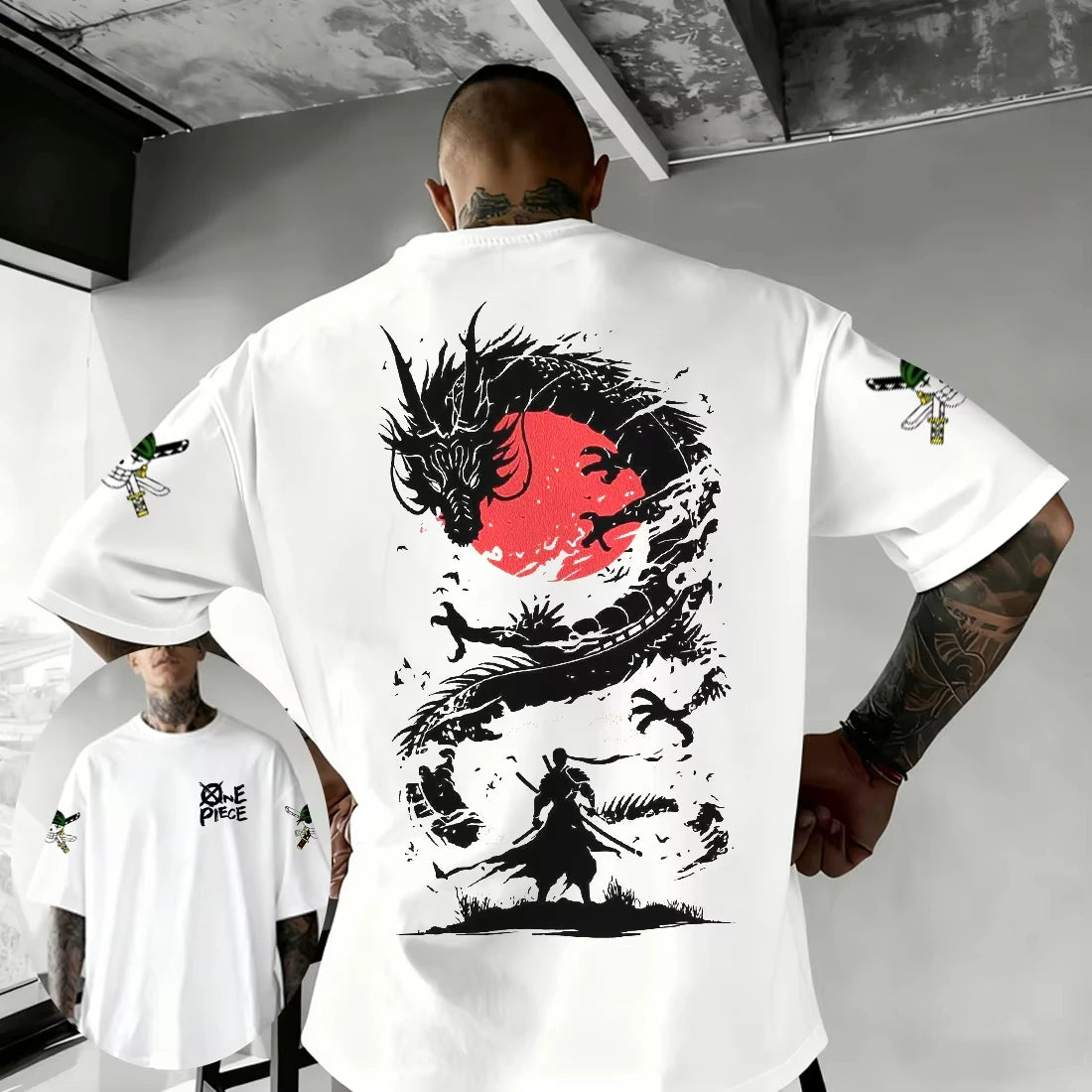 T-shirt  OnePiece Zoro and Luffy