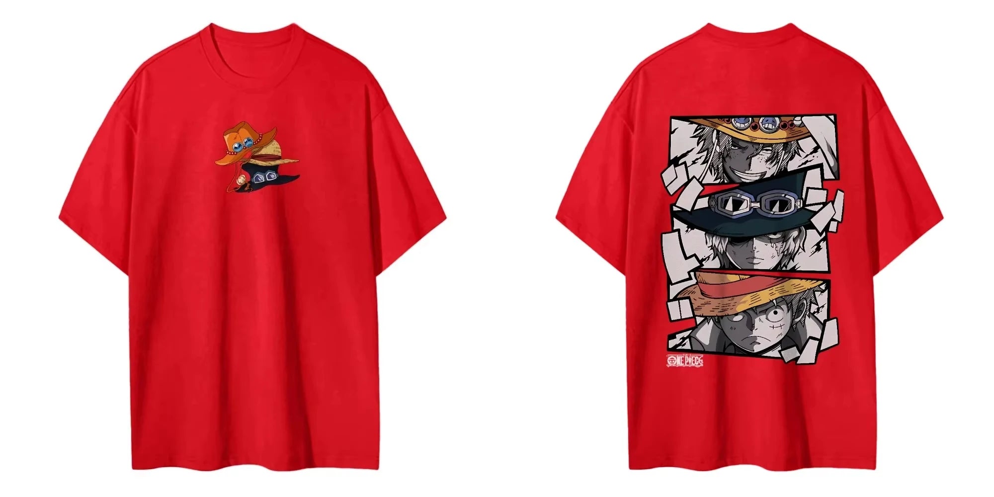 T-Shirt OnePiece  Luffy Ace Sabo