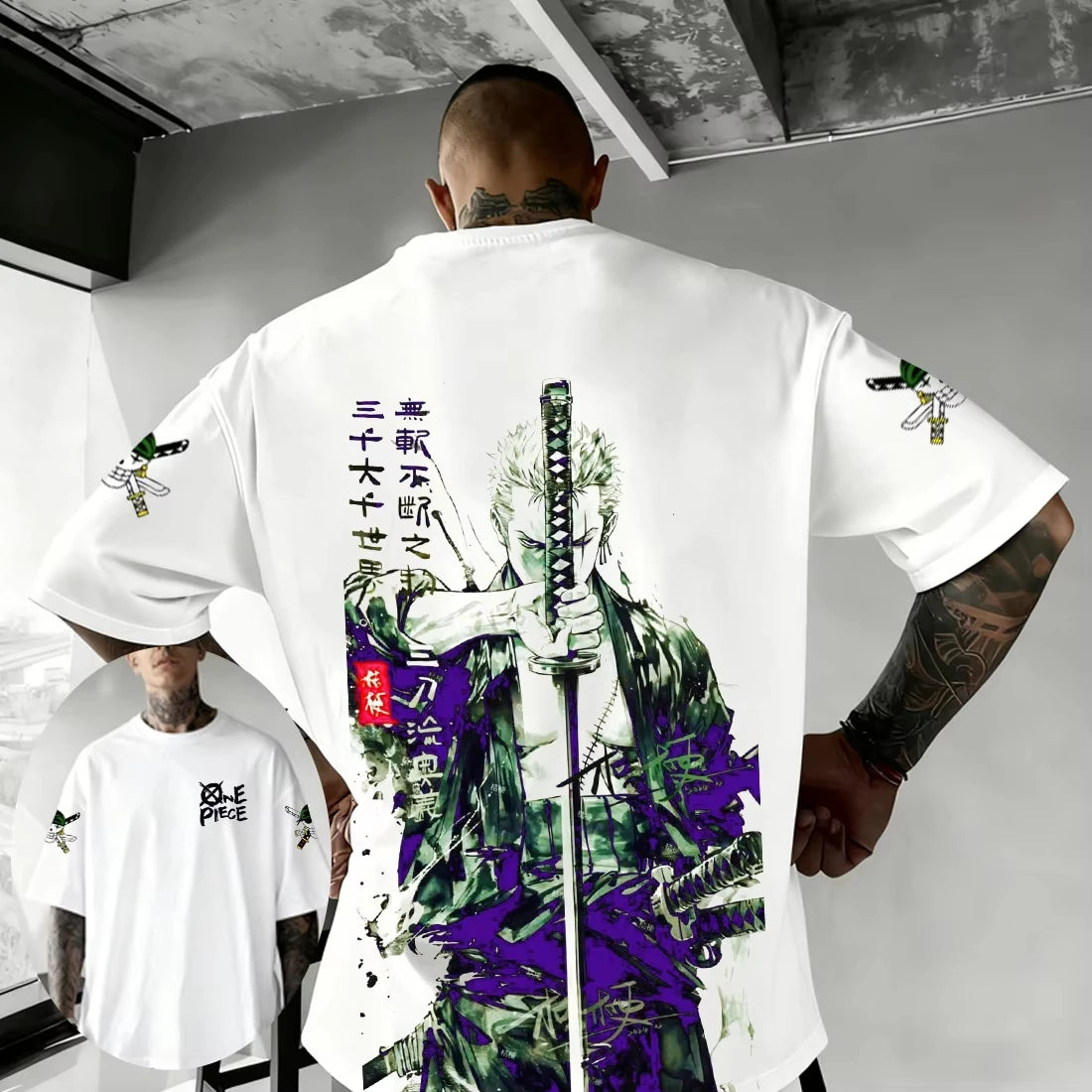 T-shirt  OnePiece Zoro and Luffy